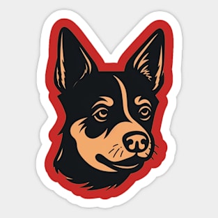 Anime dog Sticker